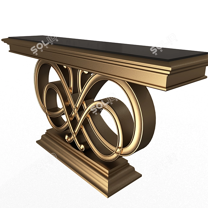 Elegant Console Table: Timeless Luxury 3D model image 2