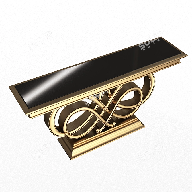 Elegant Console Table: Timeless Luxury 3D model image 4