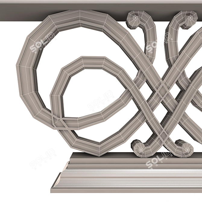 Elegant Console Table: Timeless Luxury 3D model image 7