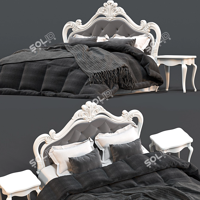 Lollipop Dreams Bed: Modern Decor 3D model image 2