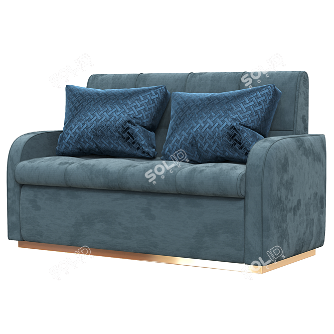 Accordion Fold Sofa: AKKORDEON MARKIZ 3D model image 2