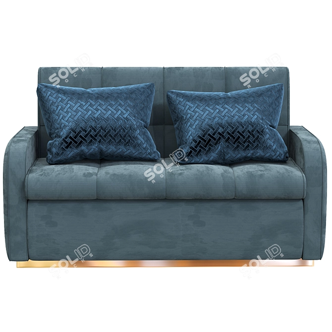 Accordion Fold Sofa: AKKORDEON MARKIZ 3D model image 3