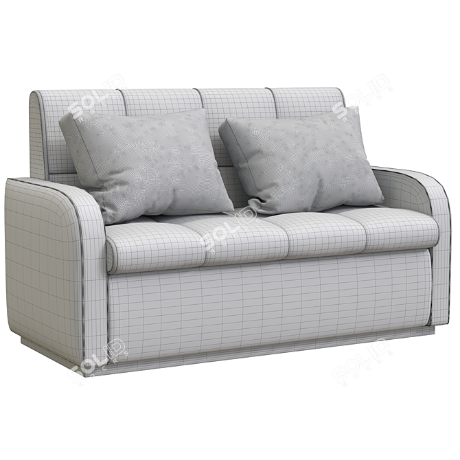 Accordion Fold Sofa: AKKORDEON MARKIZ 3D model image 4