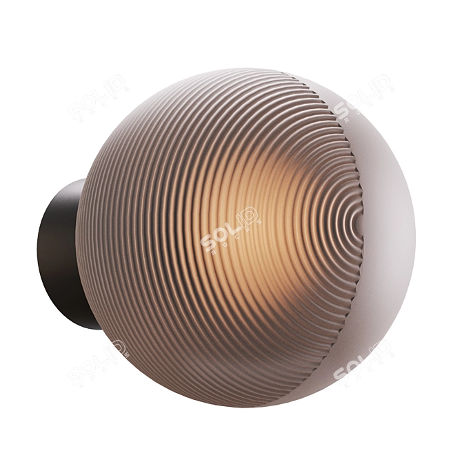 Stellar Wall Lamp: Luminary Design by Sebastian Herkner 3D model image 3