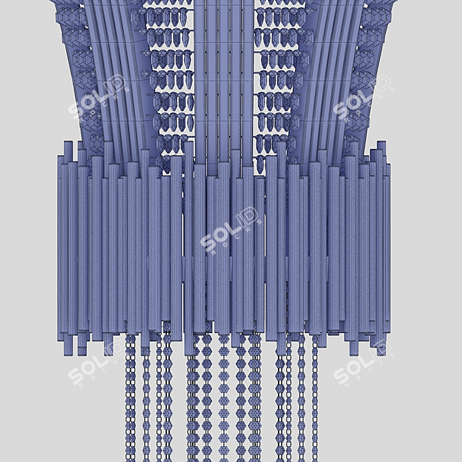 Swarovski Scala Chandelier 3D model image 3