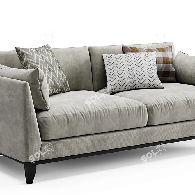 Sleek Novak Sofa for Modern Living 3D model image 2