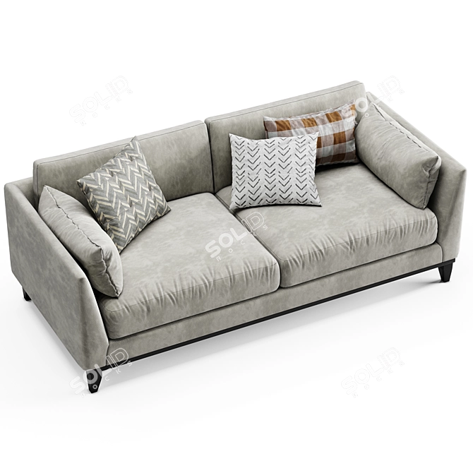 Sleek Novak Sofa for Modern Living 3D model image 5