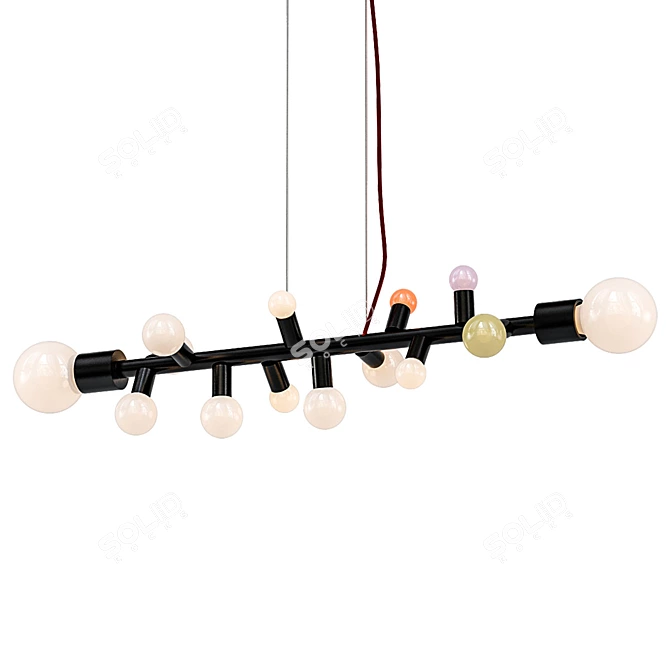 Party Hanging Lamp: Almerich 3D model image 1