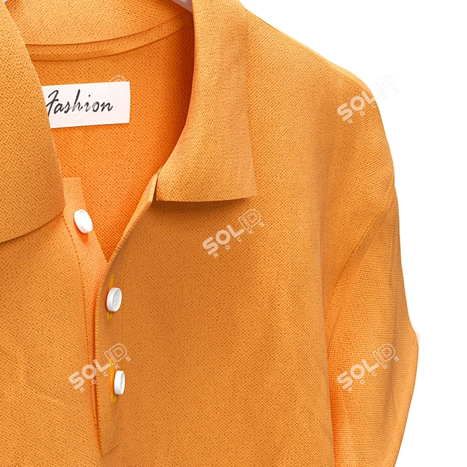 Classic Polo Shirts 3D model image 2