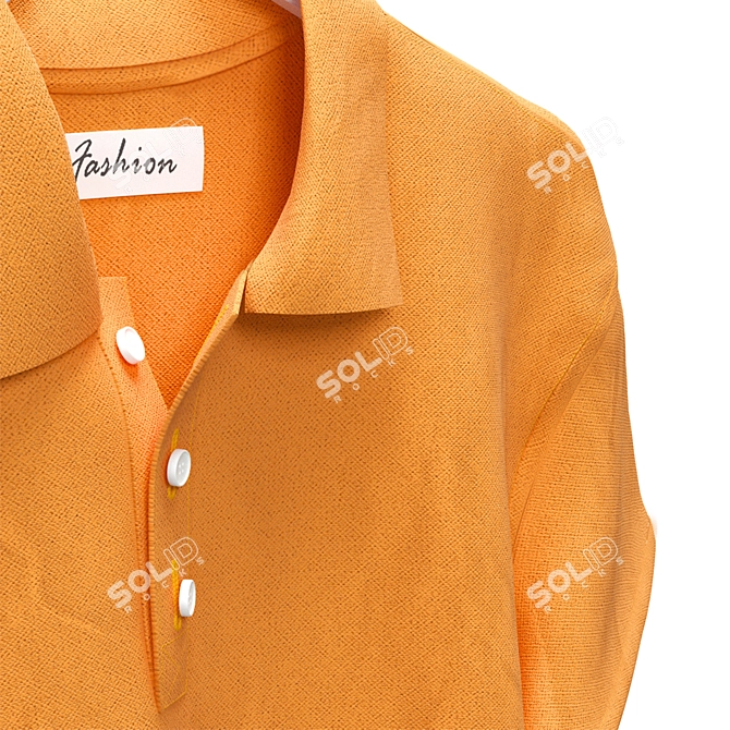 Classic Polo Shirts 3D model image 7