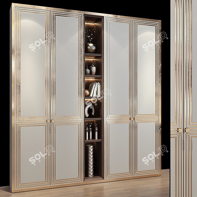  Stylish Cabinet Furniture | 0451 3D model image 1