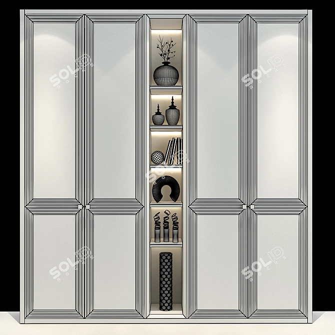  Stylish Cabinet Furniture | 0451 3D model image 3