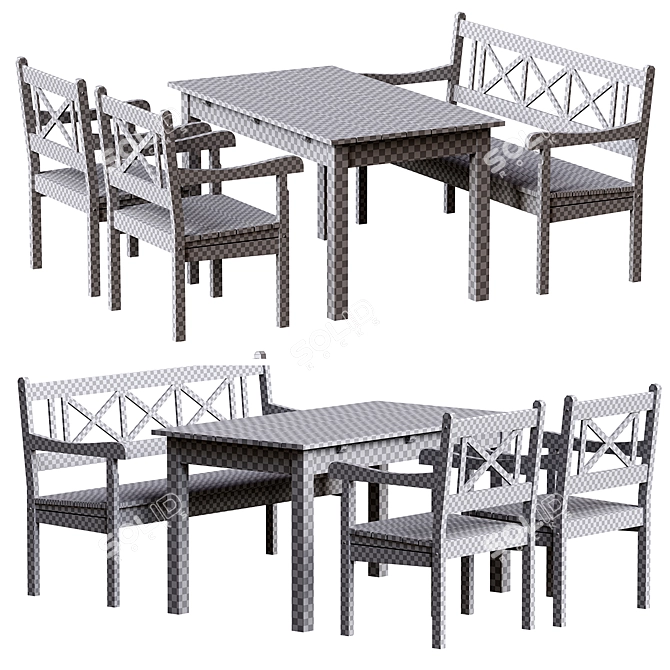 Skagerak Skagen Table Set 3D model image 5