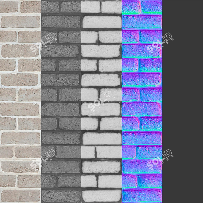 High-Resolution Brick Texture 3D model image 6