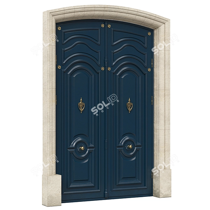 Classic 3D Door | 2000mm x 3200mm 3D model image 4