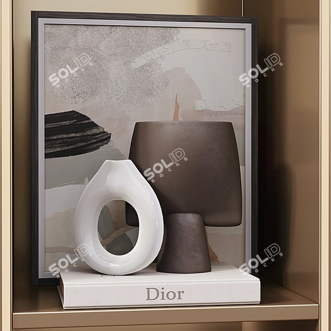 Elegant Design Decor Accent 3D model image 4