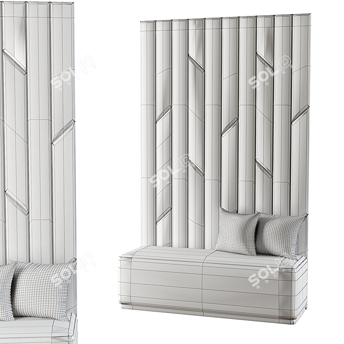 Modern Hallway 26: Stylish and Functional 3D model image 6
