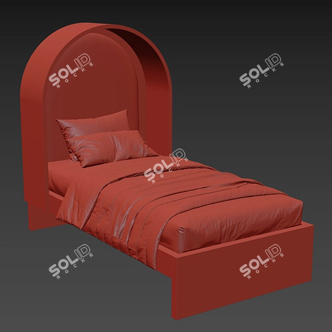 Natural Bridges Twin Bed: Canopy Edition 3D model image 5