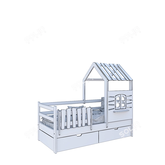Title: Country Boy Low Bed 3D model image 3