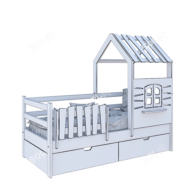 Title: Country Boy Low Bed 3D model image 4