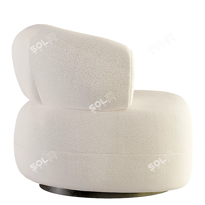 Cozy Plush Armchair | Aliexpress 3D model image 3