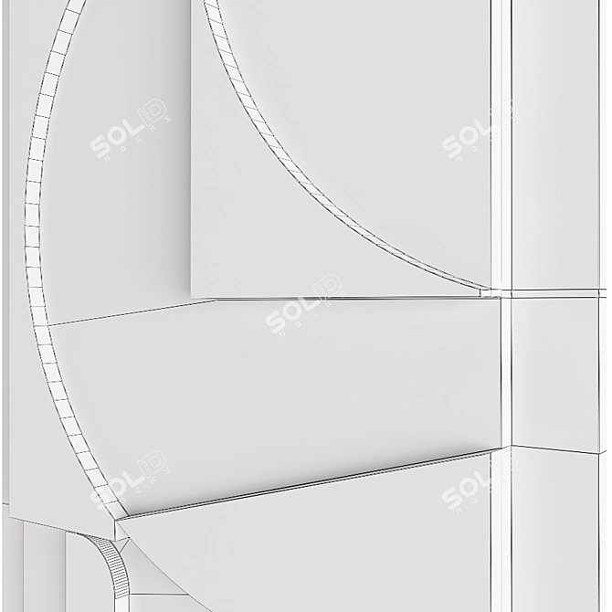 Minimalist Relief Panels by Vormnotie 3D model image 5