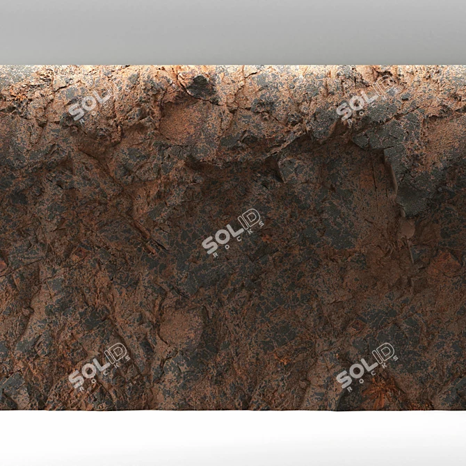 Rock Cliff Material Pack 3D model image 11