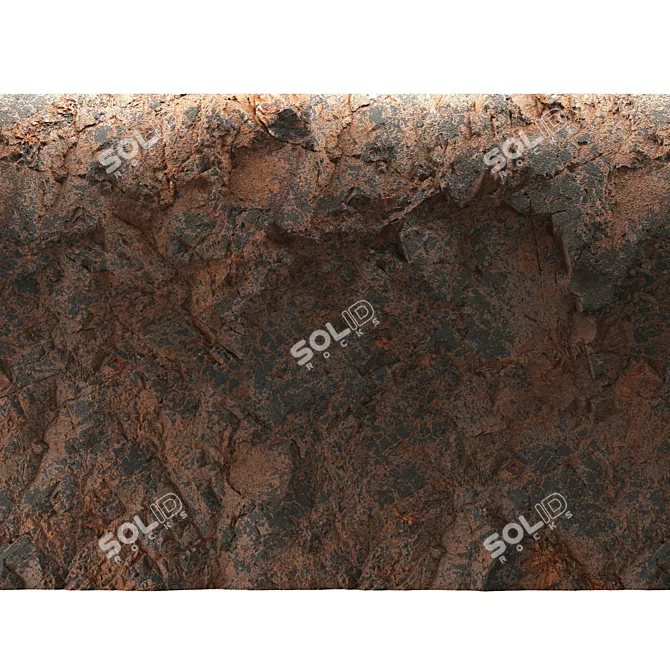 Rock Cliff Material Pack 3D model image 7