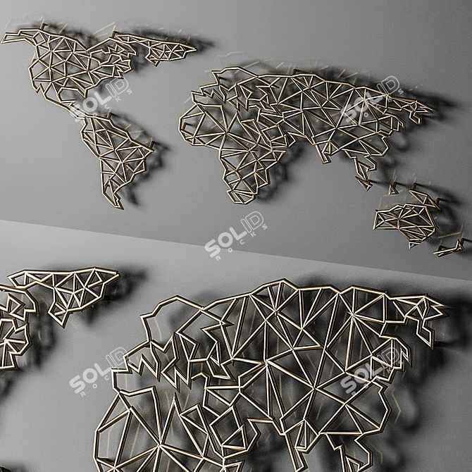 Global Metallic Map: Corona Render 3D model image 2