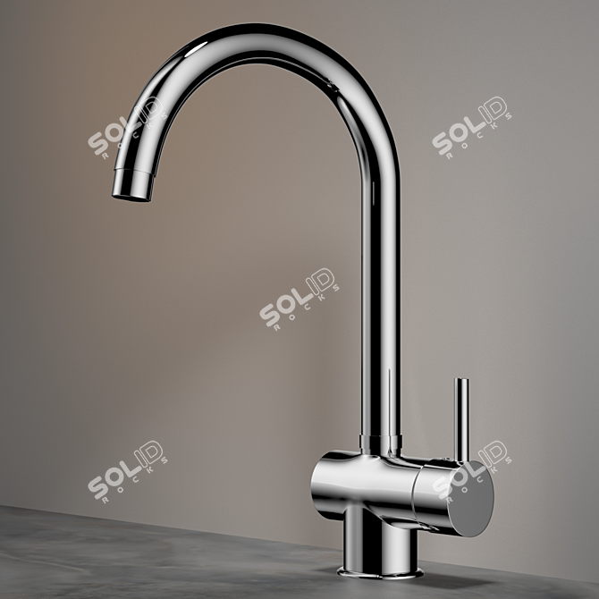 Swivel Spout Quadro-Brass 6812 3D model image 2