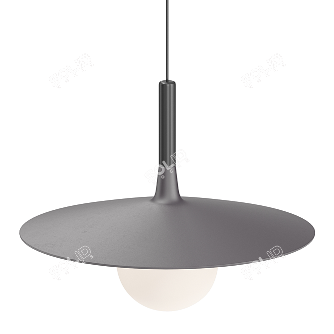 BOTEIN Pendant Lamp: Stylish Design, Matte Shade 3D model image 2