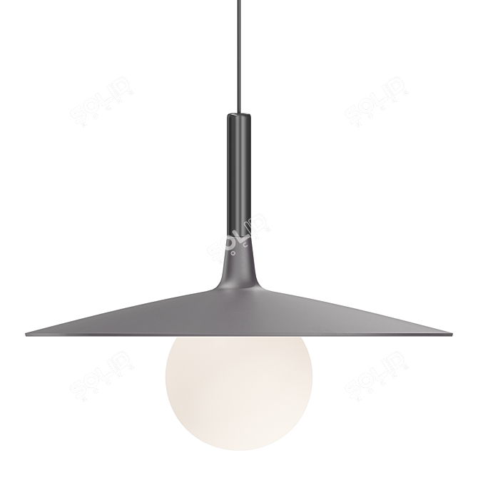 BOTEIN Pendant Lamp: Stylish Design, Matte Shade 3D model image 4