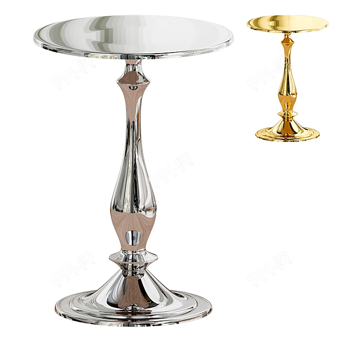 Modern Millimeter Beistelltisch 3D model image 1