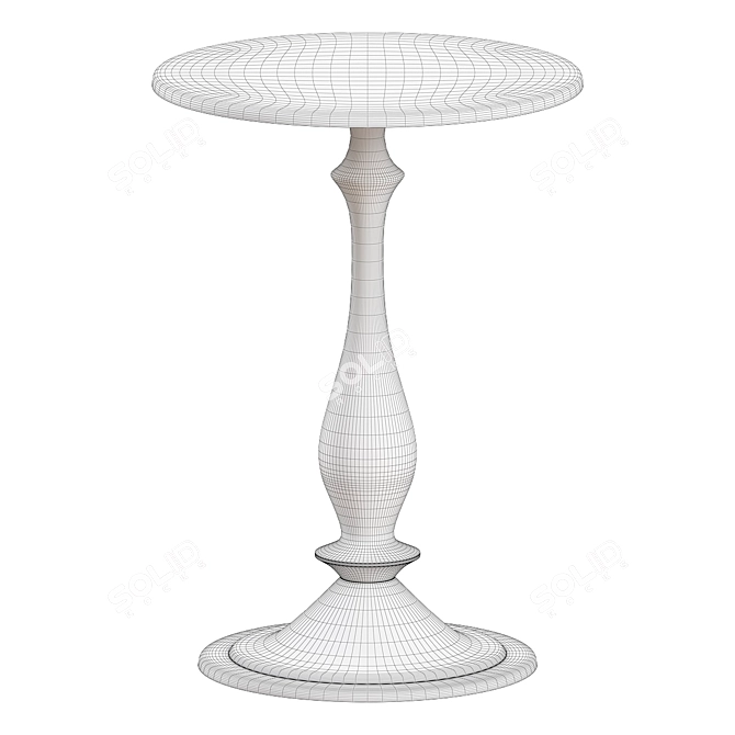Modern Millimeter Beistelltisch 3D model image 2