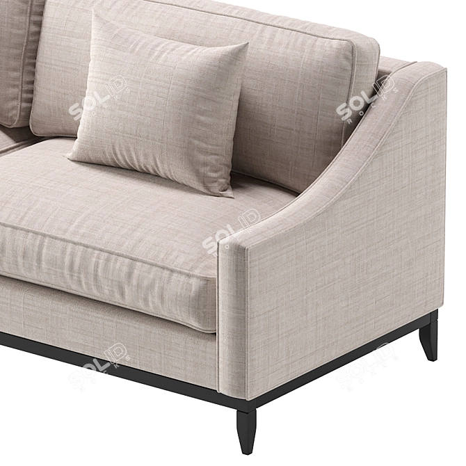 Luxury Italia Sofa: Corleone Collection 3D model image 3