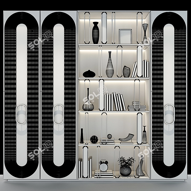 Modern Furniture Set 268 3D model image 2