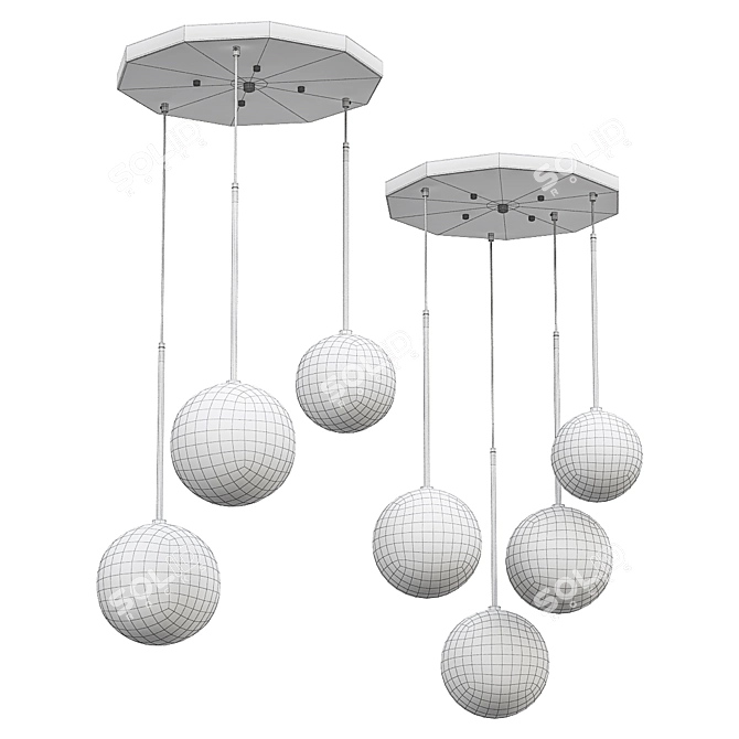 ImperiOArto Pendant Light 3D model image 2