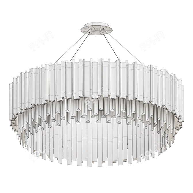 Empire Suspension Mondo 60: Elegant Loft Chandelier 3D model image 2