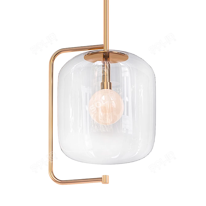 Cyan 10552 LED Pendant Light 3D model image 1