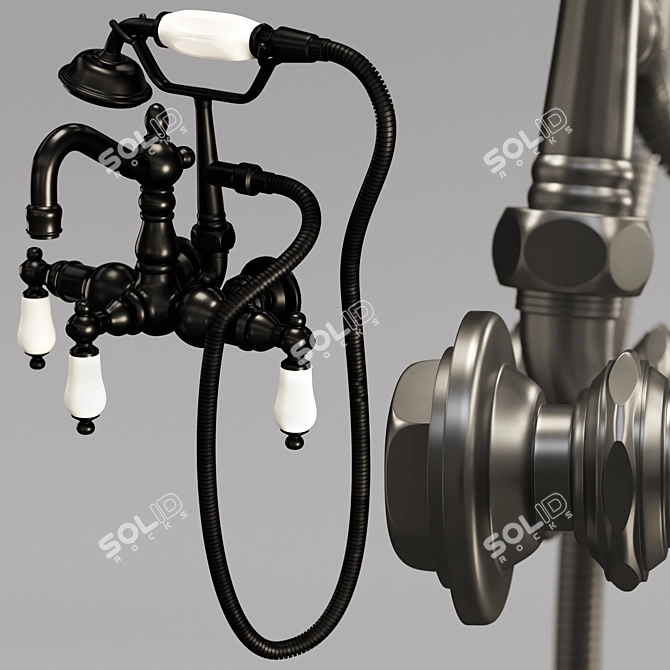 Heritage Collection: Waterstone & Kingston Faucets 3D model image 2