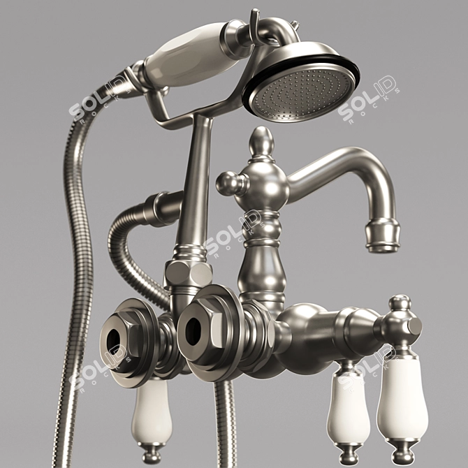 Heritage Collection: Waterstone & Kingston Faucets 3D model image 3