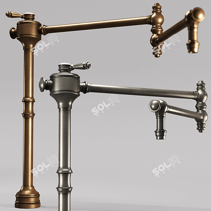 Heritage Collection: Waterstone & Kingston Faucets 3D model image 4