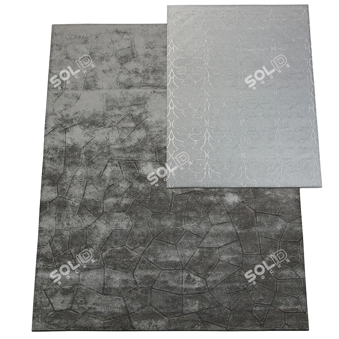 WARP & WEFT Parquet: Elegant & Realistic Design 3D model image 1