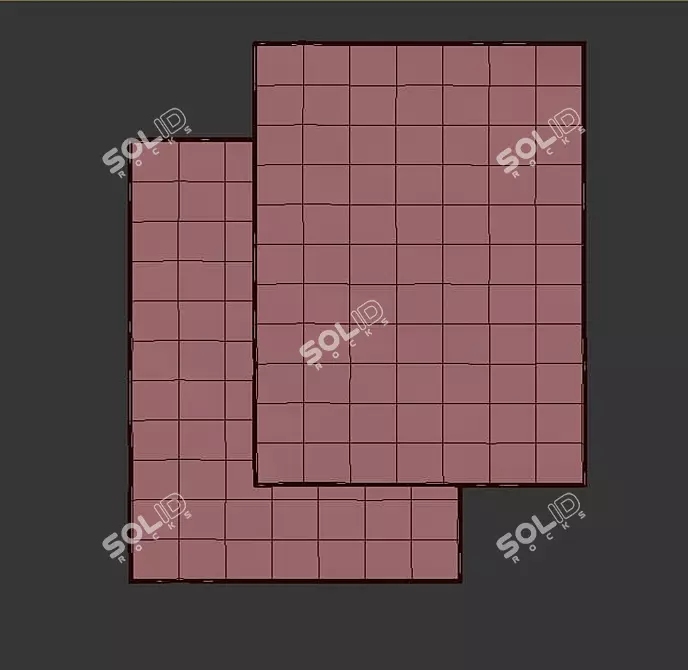 Retro II Warp & Weft - Realistic 3D Model 3D model image 2