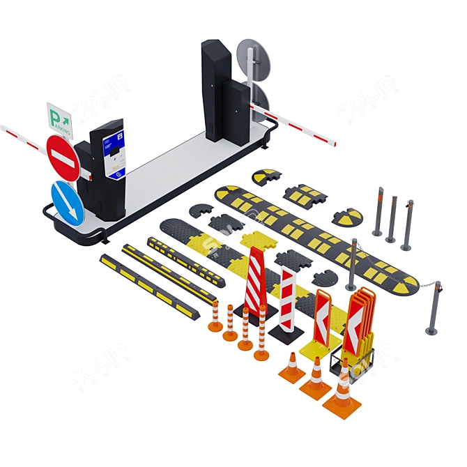 Parking Pro: Special Equipment 3D model image 1