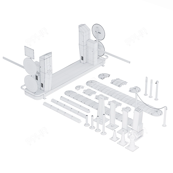 Parking Pro: Special Equipment 3D model image 12