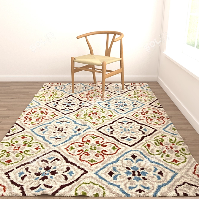 Versatile Rug Set: VRayFur, VRayDisplacementMod, CoronaDisplacementMod [371] 3D model image 2