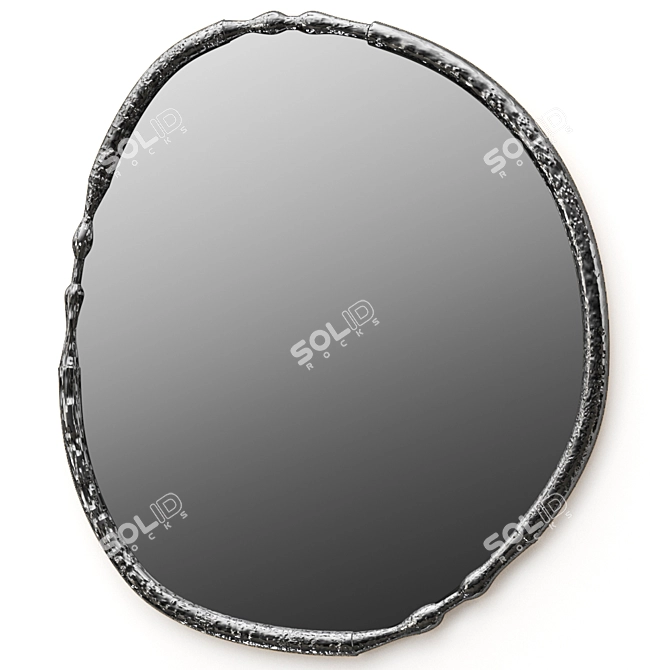 Elegant LA JOIE Mirror: Modern Luxury 3D model image 2
