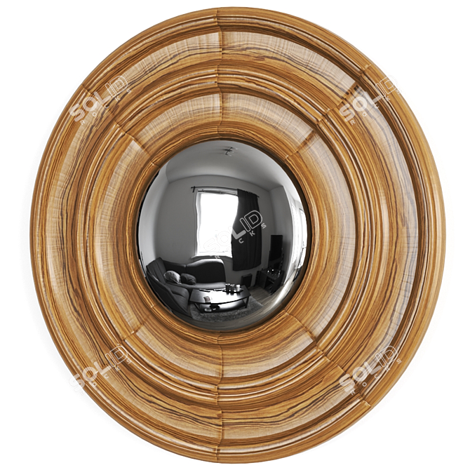 Elegance Reflected: The Cornelius Mirror 3D model image 1