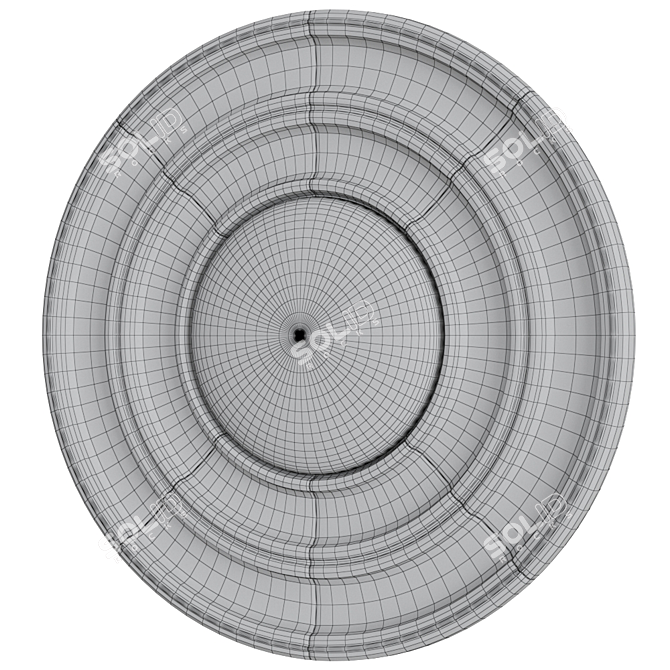 Elegance Reflected: The Cornelius Mirror 3D model image 3